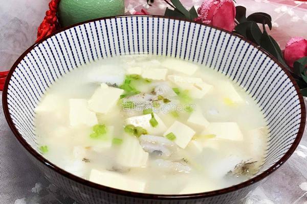 龙头鱼豆腐汤的做法图解1