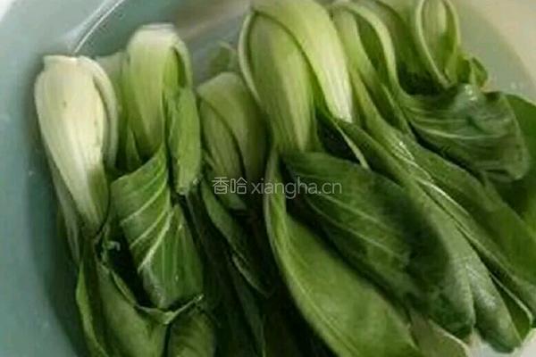 炒油菜的做法图解1