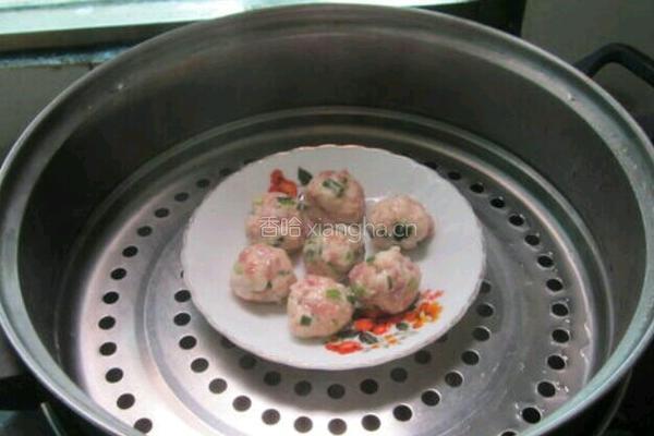 自做猪肉丸子的做法图解6