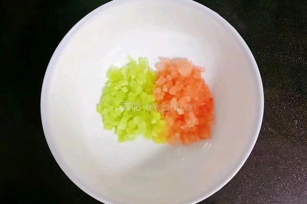 蔬菜奶香松饼 (宝宝辅食）的做法图解1