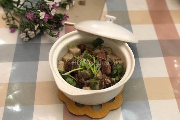 粤菜－香芋烧骨煲的做法图解5