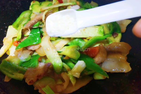 五花肉炒菜头的做法图解11