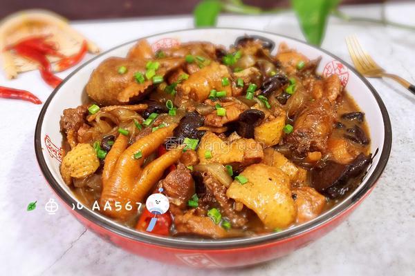 小鸡炖蘑菇粉条
