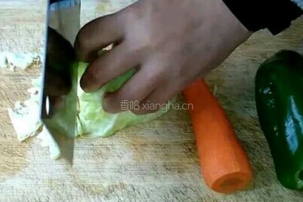 炒面条的做法图解4