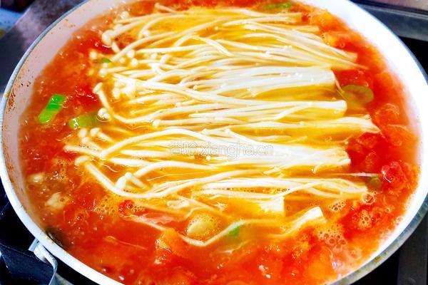 番茄金针菇的做法图解7