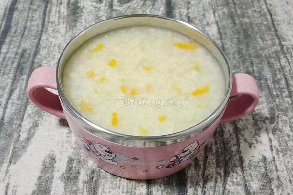 金桔雪梨粥 (宝宝辅食）
