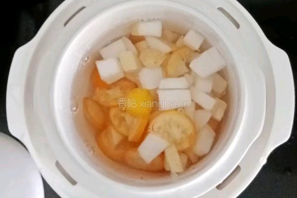 金桔雪梨水 (宝宝辅食）的做法图解5