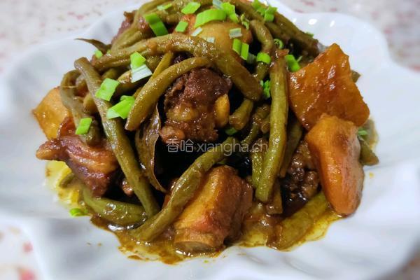 排骨炖豆角土豆的做法图解11