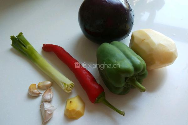新文美食 地三鲜的做法图解1