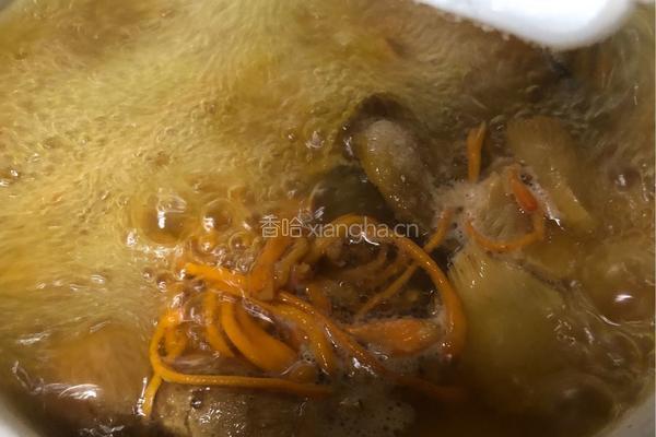 粤式靓汤－猴头菇虫草花扇骨汤的做法图解7