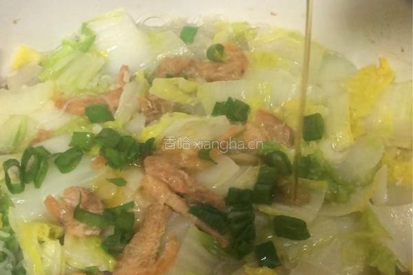 粤式－白菜虾米粉丝煲的做法图解10
