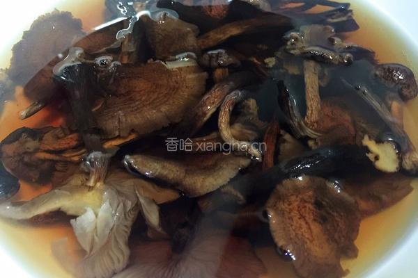 排骨粉条炖蘑菇的做法图解1