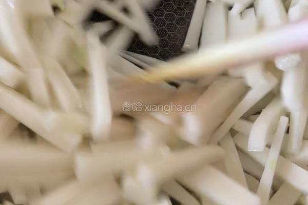 鸡蛋炒年糕的做法图解6
