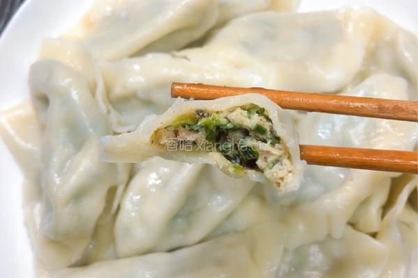 韭菜三鲜水饺的做法图解8