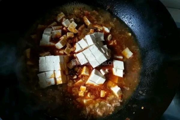 麻婆豆腐的做法图解7