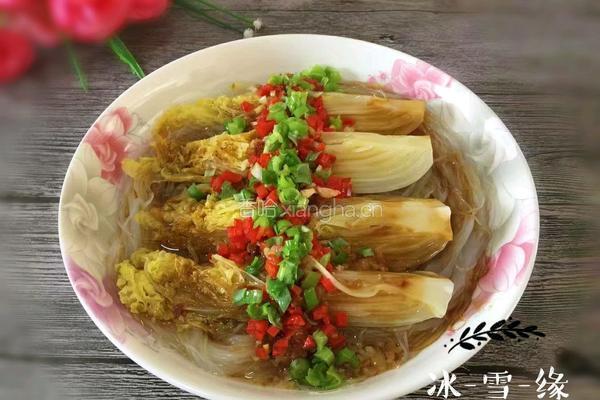 ＃东北＃蒜蓉粉丝蒸娃娃菜的做法图解1