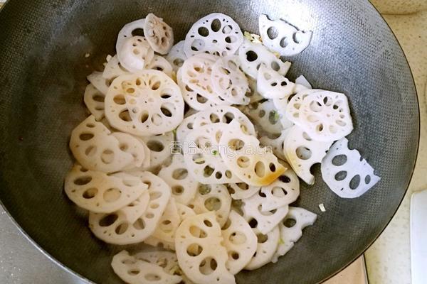清炒藕片的做法图解6