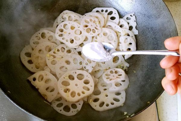 清炒藕片的做法图解7