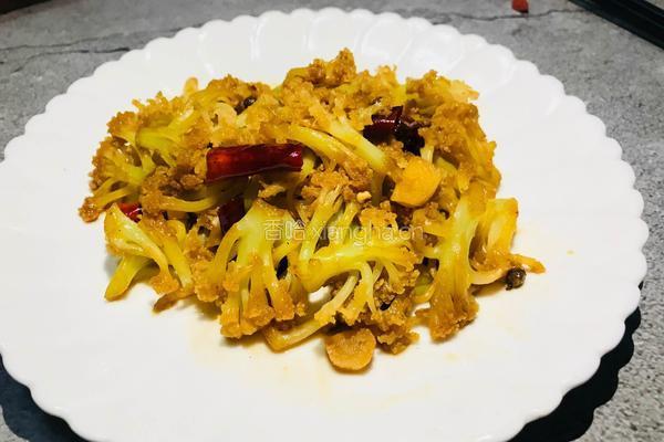 孜然菜花的做法图解12
