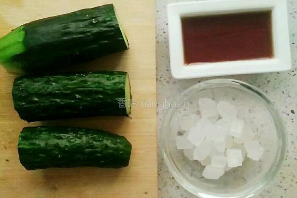 开胃糖醋黄瓜的做法图解1