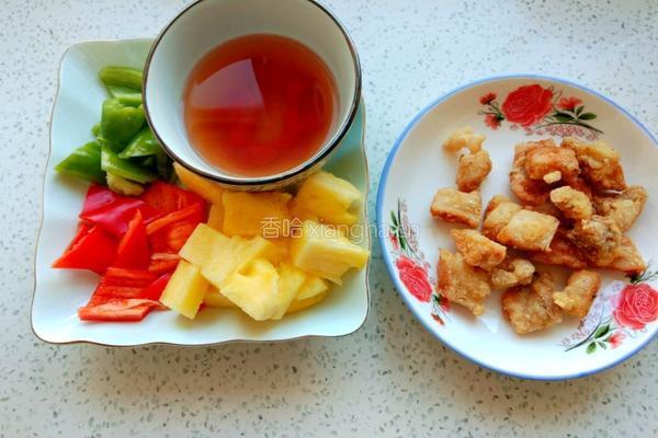 河北菠萝咕噜肉的做法图解4