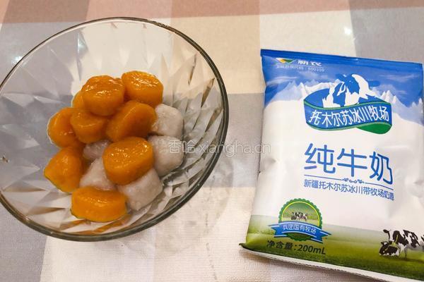 粤式甜品－牛奶双色芋圆的做法图解9