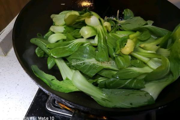 耗油油菜的做法图解4