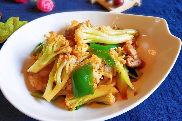 干煸菜花的做法图解12