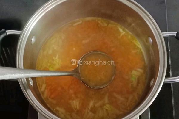 南瓜虾皮疙瘩汤 (宝宝辅食）的做法图解9