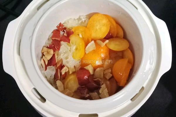 金桔红枣银耳汤 (宝宝辅食）的做法图解7