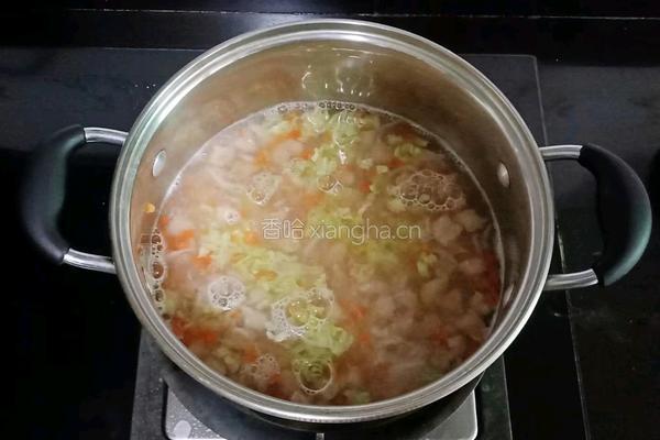 莲藕牛肉粒粒面 (宝宝辅食）的做法图解14