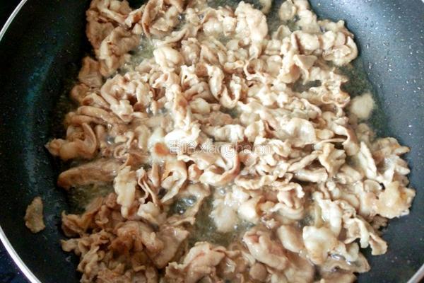 河北葱爆孜然羊肉片的做法图解4