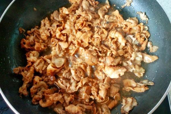 河北葱爆孜然羊肉片的做法图解5