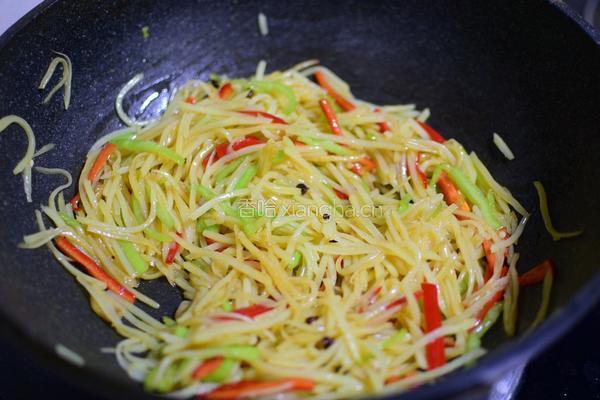 辣椒炒土豆丝的做法图解9