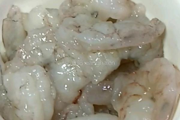 虾仁独面筋的做法图解4