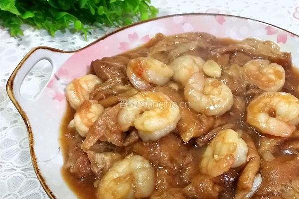 虾仁独面筋的做法图解17