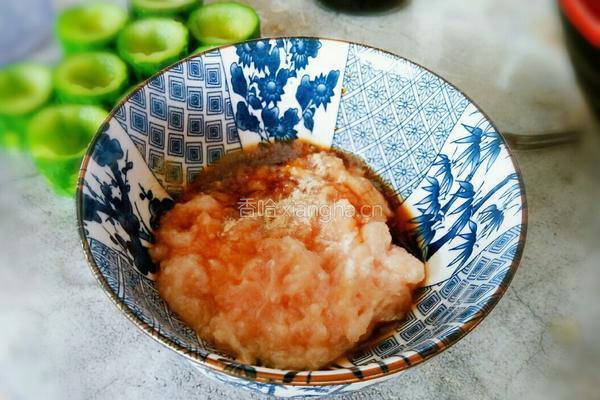 黄瓜酿肉的做法图解7