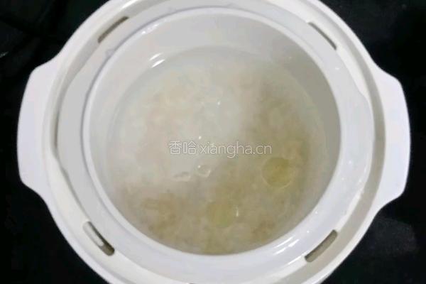 糙米瘦肉粥 (宝宝辅食）的做法图解2