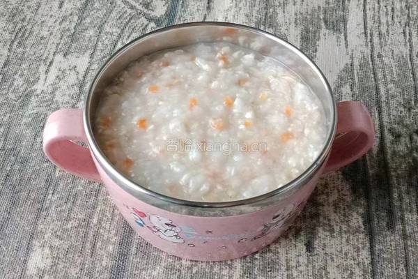 燕麦鸡肉粥 (宝宝辅食）