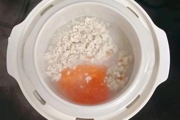 燕麦鸡肉粥 (宝宝辅食）的做法图解8