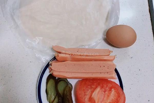 手抓饼卷饼（营养丰富的快手早餐?）的做法图解1
