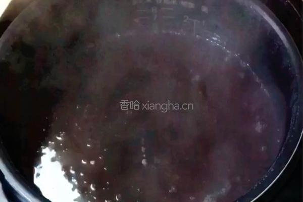 红豆板粟养生粥的做法图解5