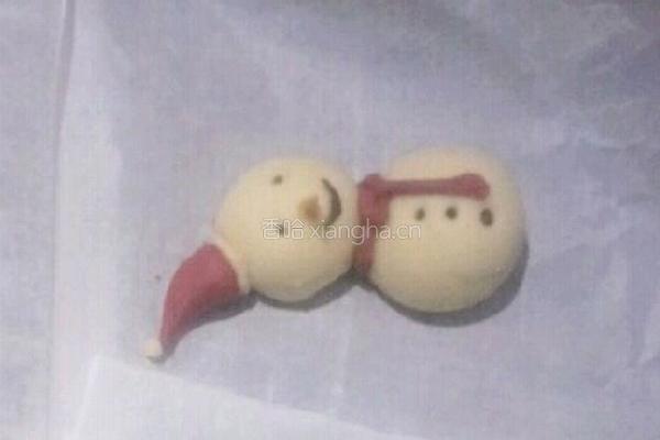 雪人棒棒糖馒头的做法图解13