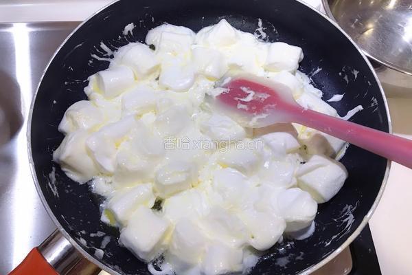 抹茶雪花酥的做法图解4