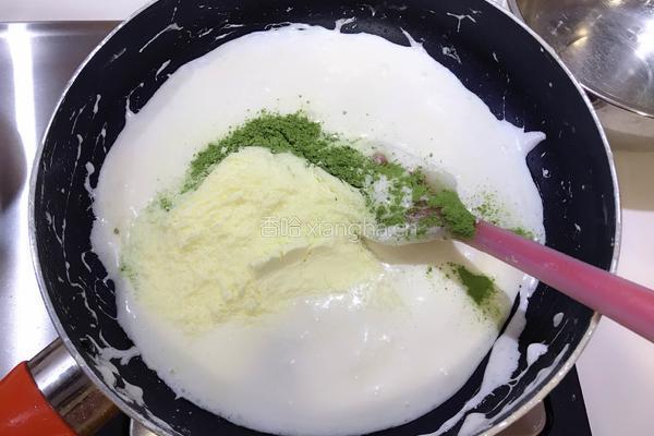抹茶雪花酥的做法图解6