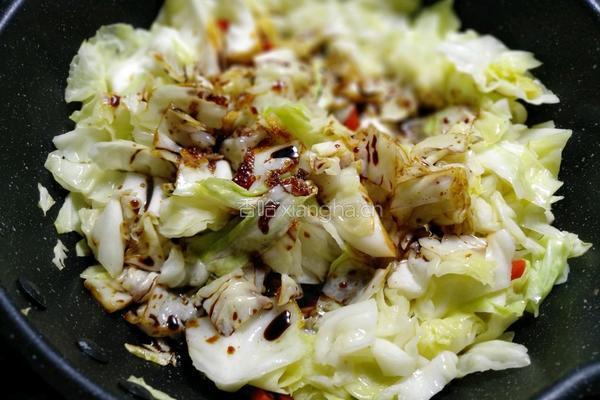 醋溜包菜的做法图解8