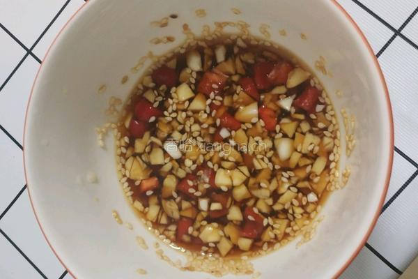 蒜泥茄子的做法图解2