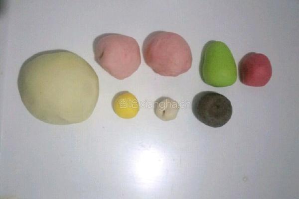 小马蛋糕造型馒头的做法图解7