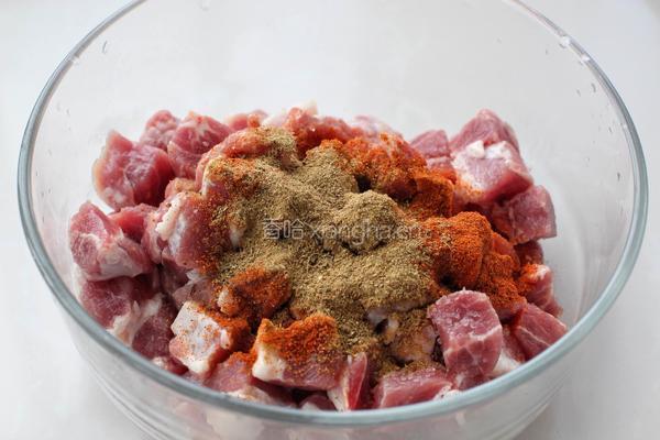 香烤牙签肉的做法图解2