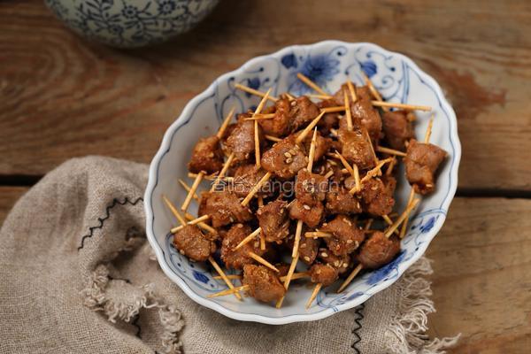 香烤牙签肉的做法图解9